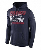Men's New England Patriots Nike Super Bowl LI Bound On a Mission Pullover Hoodie Navy FengYun,baseball caps,new era cap wholesale,wholesale hats